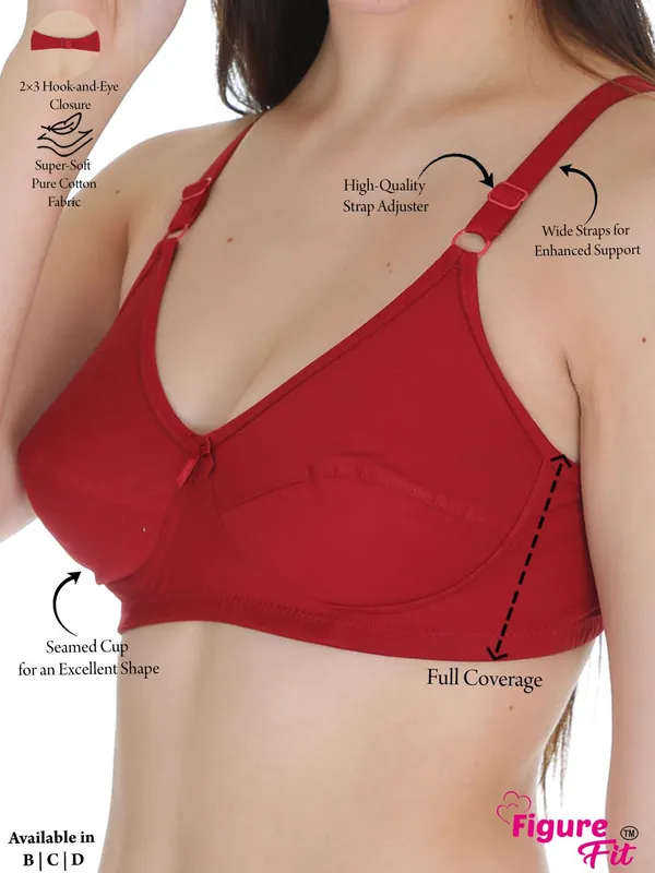 Maroon_Mansi_Everyday_Non_Padded_Bra_For_Women