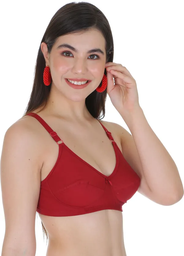 Onion_And_Maroon_Mansi_Everyday_Non_Padded_Bra_For_Women_Pack_Of_2