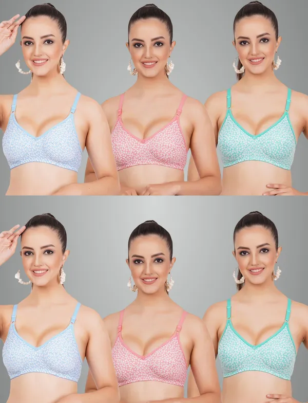 Sky_Blue,_Peach_And_Green_Mayuri_Everyday_Non_Padded_Bra_For_Women_Pack_Of_6