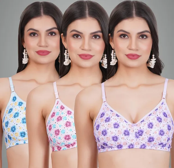 Purple,_Pink_And_Blue_Merrymouldmino_Tshirt_Non_Padded_Bra_For_Women_Pack_Of_3