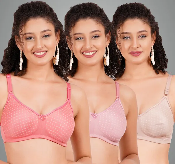 Carrot,_Pink_And_Neude_Mistymould_Tshirt_Non_Padded_Bra_For_Women_Pack_Of_3