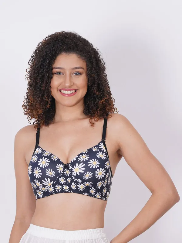 Black_Nulexpad_Tshirt_Lightly_Padded_Bra_For_Women