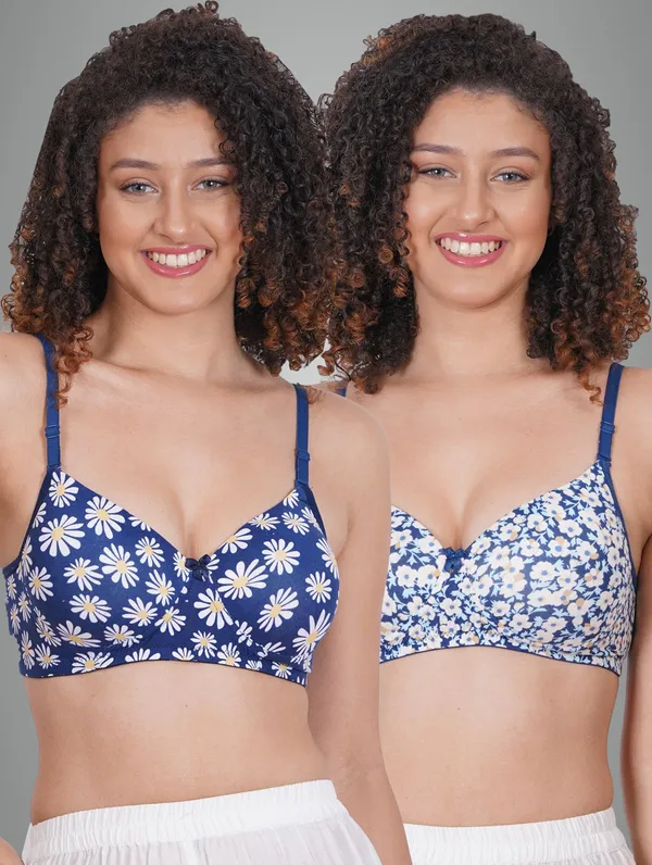 Blue_And_Royal_Blue_Nulexpad_Tshirt_Lightly_Padded_Bra_For_Women_Pack_Of_2
