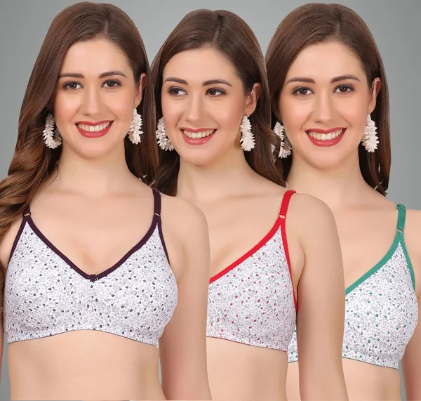 Wine,_Red_And_Green_Passion_Everyday_Non_Padded_Bra_For_Women_Pack_Of_3