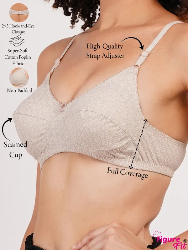 Brown_And_White_Rajnimino_Everyday_Non_Padded_Bra_For_Women_Pack_Of_2
