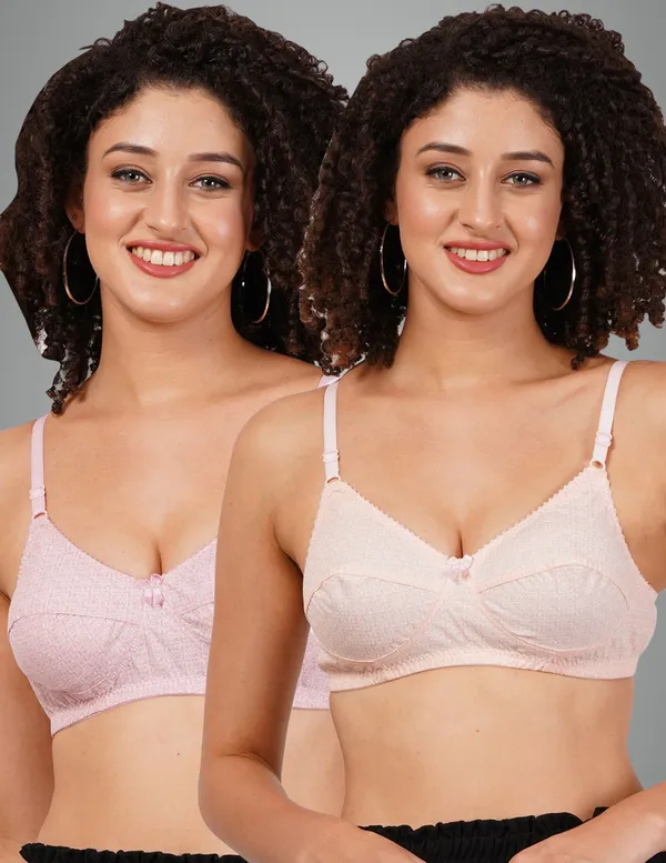 Orange_And_Pink_Rajnimino_Everyday_Non_Padded_Bra_For_Women_Pack_Of_2