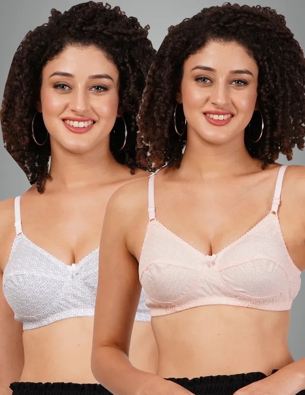 Orange_And_White_Rajnimino_Everyday_Non_Padded_Bra_For_Women_Pack_Of_2