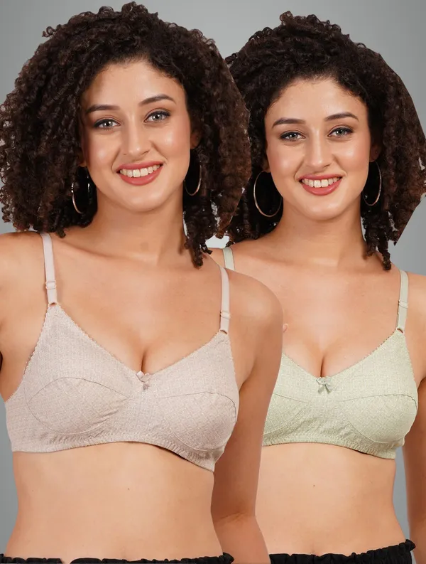 Brown_And_Green_Rajni_Everyday_Non_Padded_Bra_For_Women_Pack_Of_2