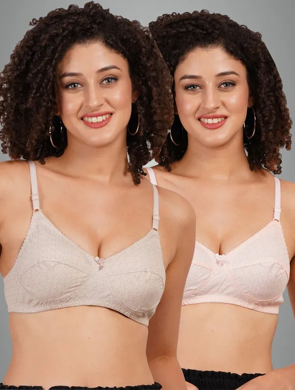 Brown_And_Orange_Rajni_Everyday_Non_Padded_Bra_For_Women_Pack_Of_2