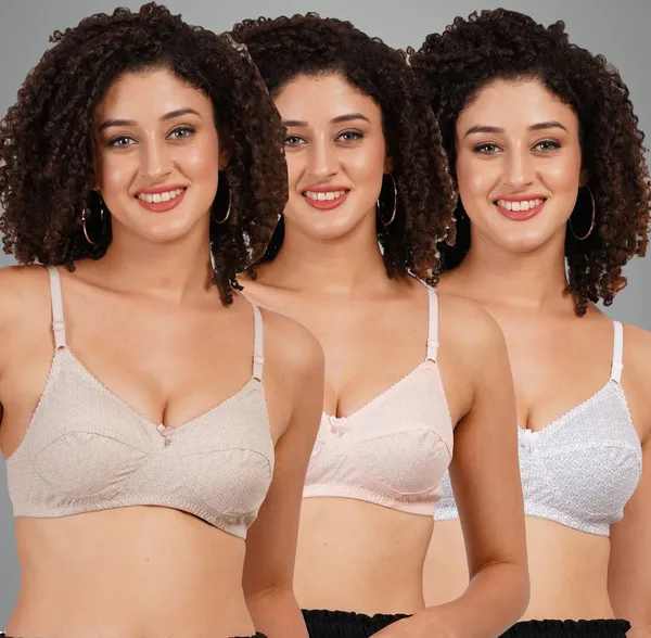 Brown,_Orange_And_White_Rajni_Everyday_Non_Padded_Bra_For_Women_Pack_Of_3