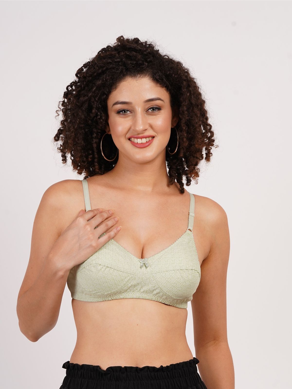 Brown,_White_And_Green_Rajni_Everyday_Non_Padded_Bra_For_Women_Pack_Of_3