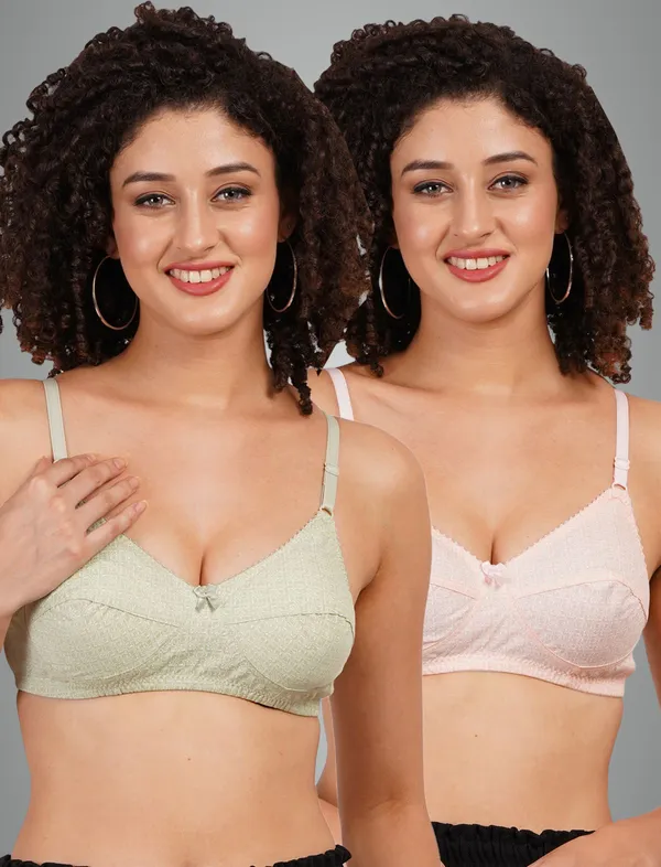 Green_And_Orange_Rajni_Everyday_Non_Padded_Bra_For_Women_Pack_Of_2