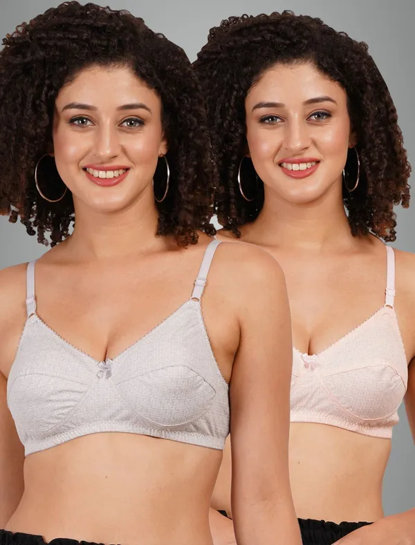 Grey_And_Orange_Rajni_Everyday_Non_Padded_Bra_For_Women_Pack_Of_2