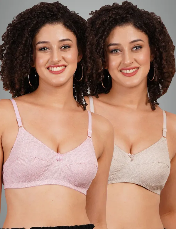 Pink_And_Brown_Rajni_Everyday_Non_Padded_Bra_For_Women_Pack_Of_2