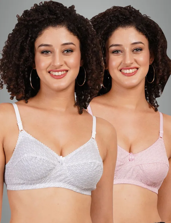 White_And_Pink_Rajni_Everyday_Non_Padded_Bra_For_Women_Pack_Of_2