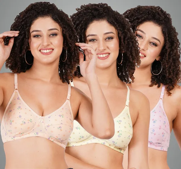 Peach,_Yellow_And_Pink_Reshma_Everyday_Non_Padded_Bra_For_Women_Pack_Of_3