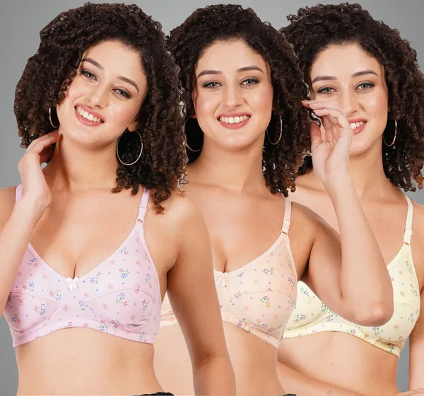 Pink,_Peach_And_Yellow_Reshma_Everyday_Non_Padded_Bra_For_Women_Pack_Of_3