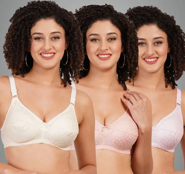 Lemon,_Peach_And_Pink_Riva_Minimizer_Non_Padded_Bra_For_Women_Pack_Of_3