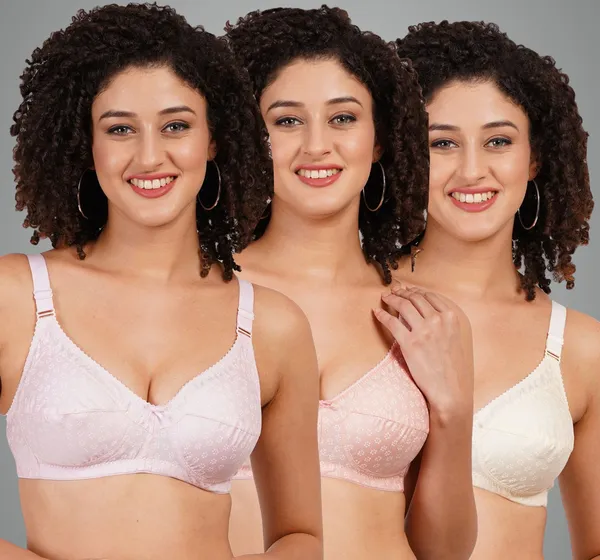Pink,_Peach_And_Lemon_Riva_Minimizer_Non_Padded_Bra_For_Women_Pack_Of_3