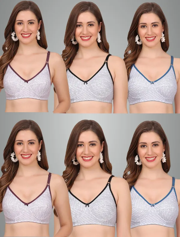 Maroon,_Black_And_Blue_Rockstar_Everyday_Non_Padded_Bra_For_Women_Pack_Of_6
