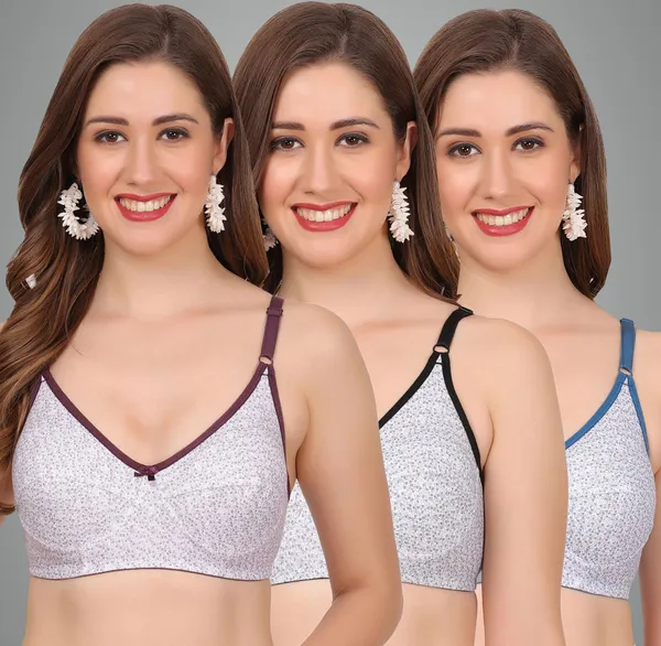 Maroon,_Black_And_Blue_Rockstar_Everyday_Non_Padded_Bra_For_Women_Pack_Of_3