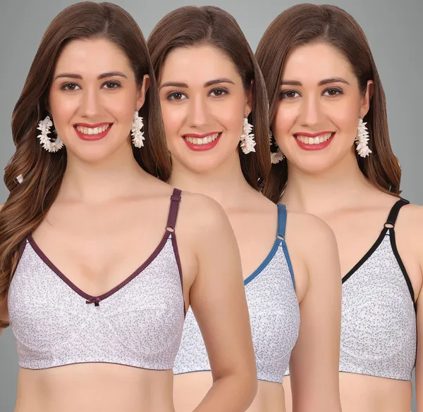 Maroon,_Blue_And_Black_Rockstar_Everyday_Non_Padded_Bra_For_Women_Pack_Of_3