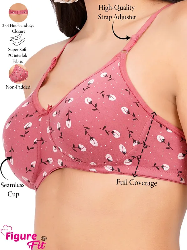 Blue,_Onion_And_Brown_Rosemould_Tshirt_Non_Padded_Bra_For_Women_Pack_Of_6