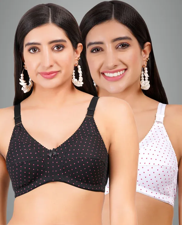 Black_And_White_Rupalidot_Minimizer_Non_Padded_Bra_For_Women_Pack_Of_2