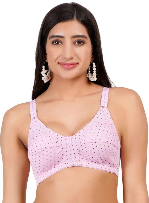 Black,_White,_Pink_And_Skin_Rupalidot_Minimizer_Non_Padded_Bra_For_Women_Pack_Of_4
