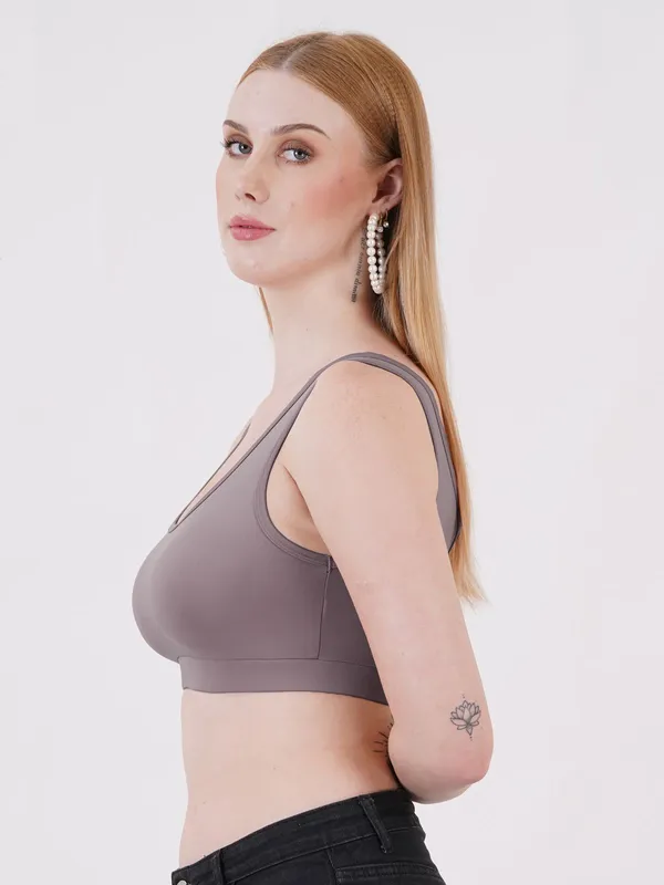 Dark_Grey_And_Rust_Sb04_Sports_Non_Padded_Bra_For_Women_Pack_Of_2