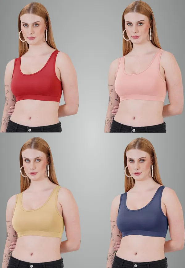 Maroon,_Peach,_Navy_Blue_And_Neude_Sports_Non_Padded_Bra_For_Women_Pack_Of_4