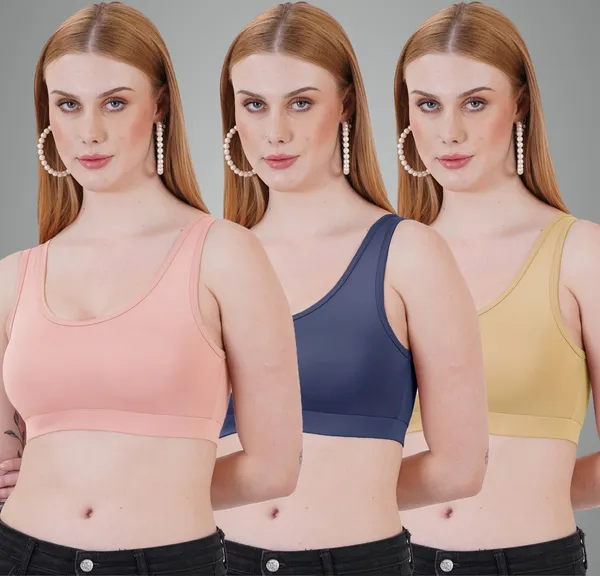 Peach,_Navy_Blue_And_Neude_Sb04_Sports_Non_Padded_Bra_For_Women_Pack_Of_3