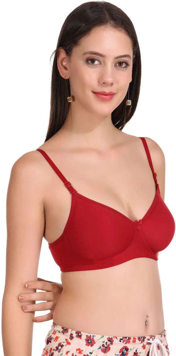 Maroon_And_Peach_Softpad_Everyday_Lightly_Padded_Bra_For_Women_Pack_Of_2