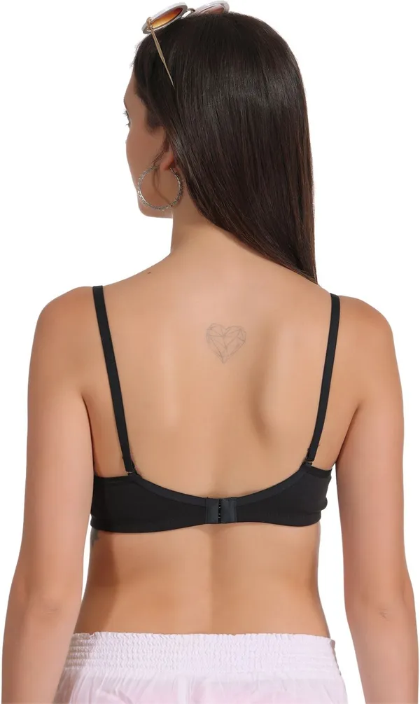 Neude,_Black,_Skin_And_Maroon_Softpad_Tshirt_Lightly_Padded_Bra_For_Women_Pack_Of_4