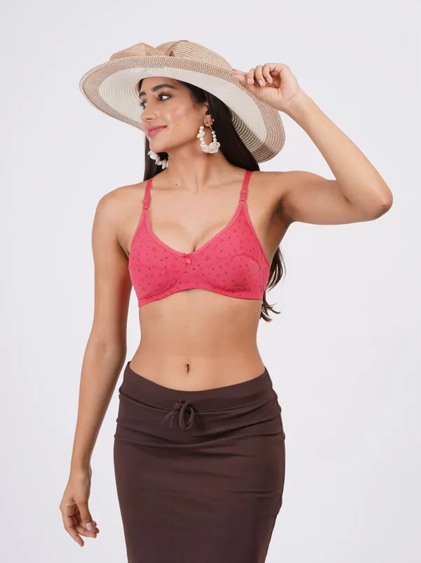 Pink,_Purple_And_Brown_Star_Everyday_Non_Padded_Bra_For_Women_Pack_Of_6