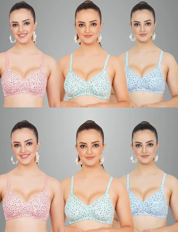 Peach,_Sea_Green_And_Turquoise_Blue_Sweetheart_Everyday_Non_Padded_Bra_For_Women_Pack_Of_6