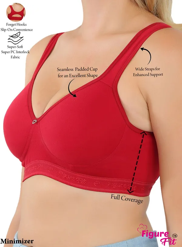 Maroon_Zara_Sports_Lightly_Padded_Bra_For_Women