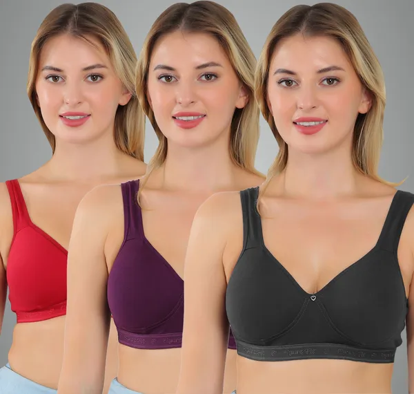 Maroon,_Wine_And_Black_Zara_Sports_Lightly_Padded_Bra_For_Women_Pack_Of_3