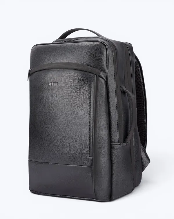 Bcode_Pro-Axis_38L_Vegan_Leather_15.6_Inch_Laptop_Backpack