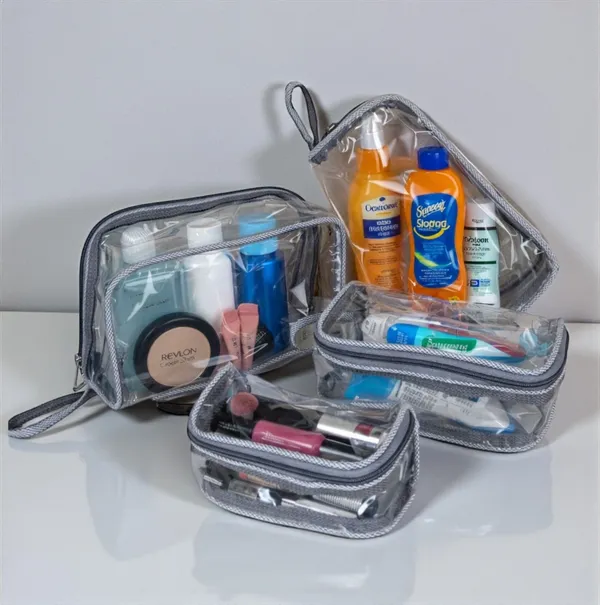 4_PCS_Transparent_Waterproof_Travel_Pouch_Set_–_Spill-Proof_Clear_PVC_Cosmetic_&_Toiletry_Organizers_with_Zipper_|_Easy-to-Clean_Multi-Size_Storage_Bags