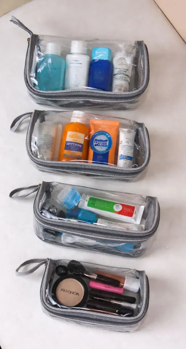 4_PCS_Transparent_Waterproof_Travel_Pouch_Set_–_Spill-Proof_Clear_PVC_Cosmetic_&_Toiletry_Organizers_with_Zipper_|_Easy-to-Clean_Multi-Size_Storage_Bags