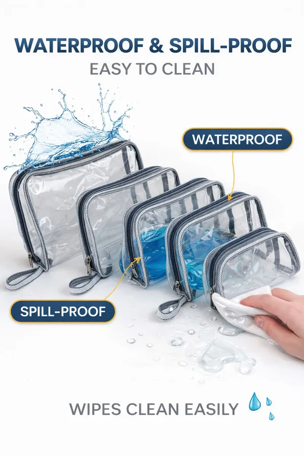 4_PCS_Transparent_Waterproof_Travel_Pouch_Set_–_Spill-Proof_Clear_PVC_Cosmetic_&_Toiletry_Organizers_with_Zipper_|_Easy-to-Clean_Multi-Size_Storage_Bags