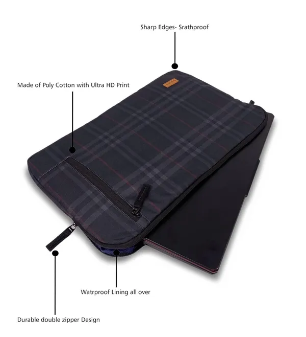 B'CODE_Premium_Black_Padded_Laptop_Sleeve_Bag_with_Handles_&_Charger_Pocket_(Fits_up_to_15.6_Inch_Laptops)