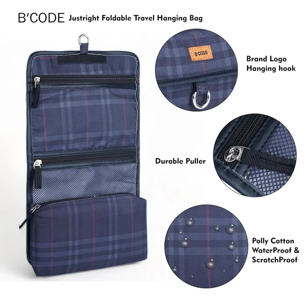 BCODE_Multicolor_Foldable_Travel_Hanging_Toiletry_Bag_For_Unisex