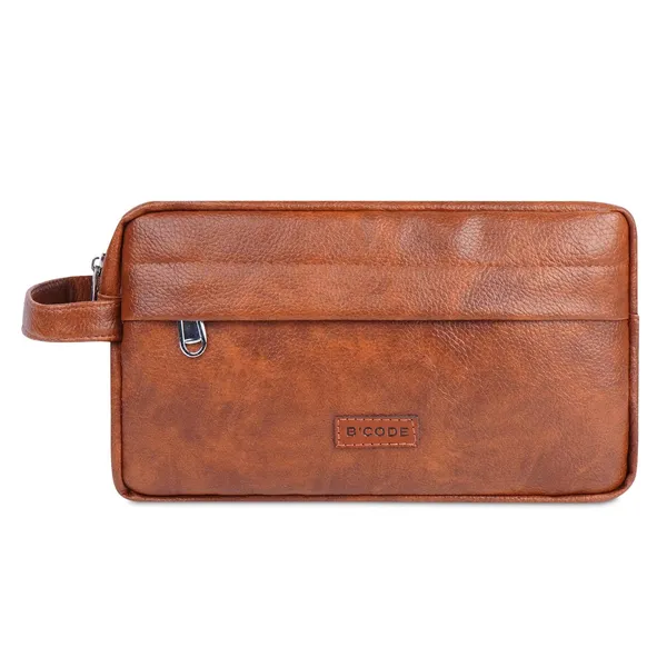 Tan_Travel_Toiletry_Organizer_Kit_For_Unisex