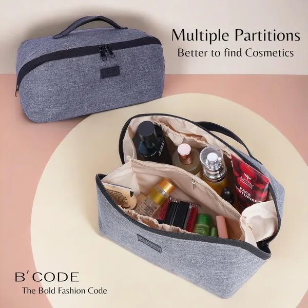 BCODE_GREY__Travel_Toiletry_Organizer_Bag_For_Unisex