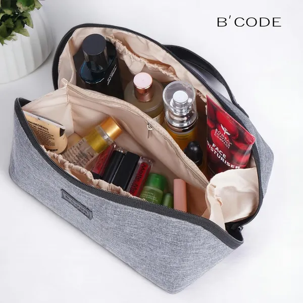 BCODE_GREY__Travel_Toiletry_Organizer_Bag_For_Unisex