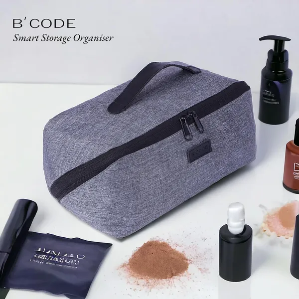 BCODE_GREY__Travel_Toiletry_Organizer_Bag_For_Unisex