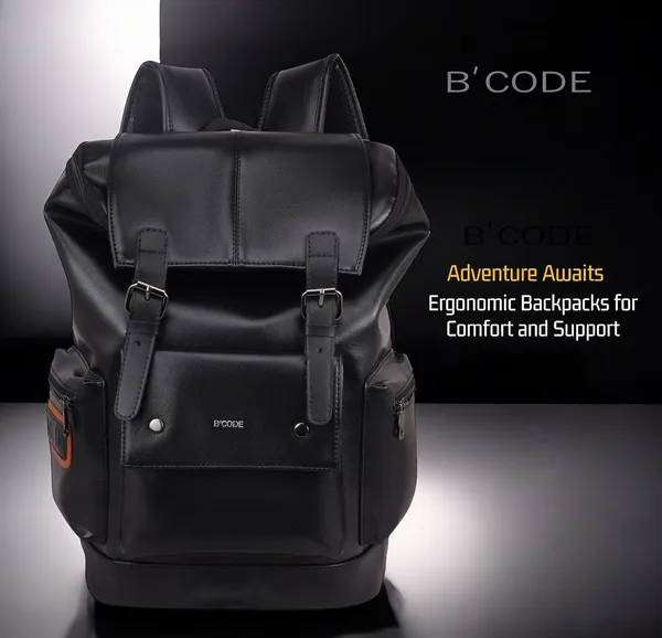 VENTRO_Black_Vegan_Leather_Laptop_Backpack_For_Unisex