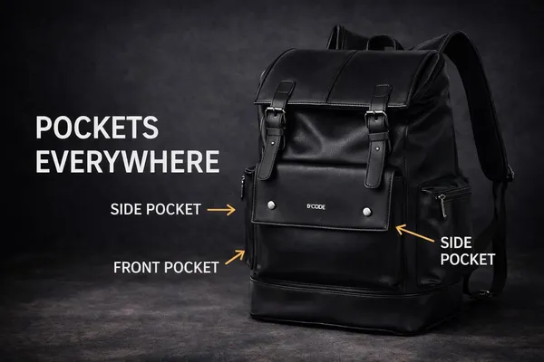 VENTRO_Black_Vegan_Leather_Laptop_Backpack_For_Unisex